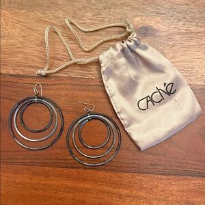 Cache Triple Hoop Earrings